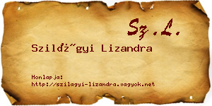 Szilágyi Lizandra névjegykártya